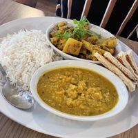 Aloo gobi   at Bill Peyto's Cafe in Lake Louise