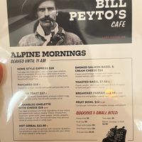  at Bill Peyto's Cafe in Lake Louise