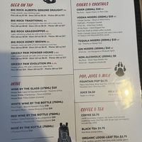  at Bill Peyto's Cafe in Lake Louise