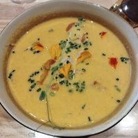 Soupe du jour velouté de carottes at Greedy Guts in Caen