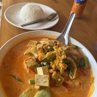 Vegetable tofu panang   at Three Sisters in Koh Lanta