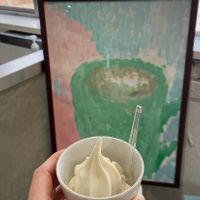 Soy ice cream! Was refreshing!   at Stand Point in Fukuoka