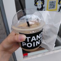 Ice coffee (decent) at Stand Point in Fukuoka