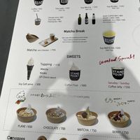 The menu May 2026  at Stand Point in Fukuoka