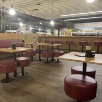 Located inside the mall ground level on front of MPreis  at Green.Tasty.Unicorn in Lagundo