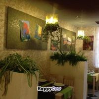 interior at Raw Gourmet in Riga