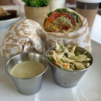 Crunchy veggie wrap  at Pura Vida  in Bay Harbor Islands