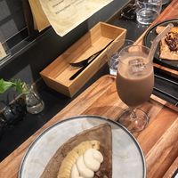 Sweet crepe at anthrop. in Tokyo