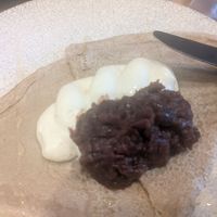 Vegan creme and azuki beans at anthrop. in Tokyo