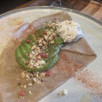 Avocado and vegan spread at anthrop. in Tokyo