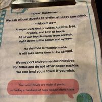 Rare for cafe not to have napkins wrapped in plastic  - big tick from me!  at anthrop. in Tokyo