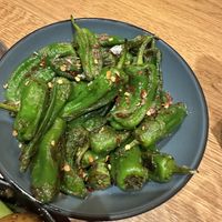 Shishito peppers  at So Salsa in Liverpool