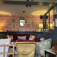 Lovely eclectic furnishings   at Three Cups Inn  in Malmesbury