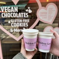 Vegan hot chocolate  at Hidden Gem in Seoul