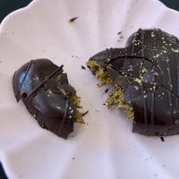 Pistachio dubai chocolate   at Hidden Gem in Seoul