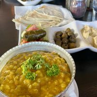 Starters and soup - delightful.    at Cazba in Vancouver