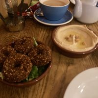 Falafel and hummus at Tarboush in Tring