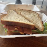 Vegan BLT  at Rivers & Roads Cafe in Chicago