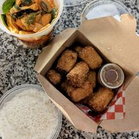 Curry and nuggets at SukhoTHAI  in Toronto