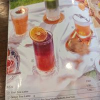Drinks menu at Hern Coffee And Bistro in Phuket