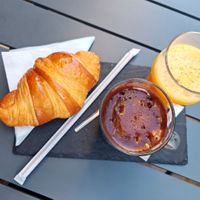My breakfast at Le croissant par MARTIN BROSSARD in Montpellier