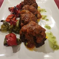 Albóndigas de bereneja at Vino y Rosas Home Food in Granada