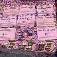 Items for sale  at Knead Love Bakery in New York City