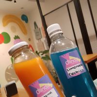 Sistema Inmune and Limonada Electrica drinks at Olinda in Merida