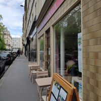 Seating outside at Guinga in Paris