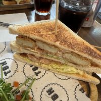Vegan club sandwichh  at The Bake House in Runcorn