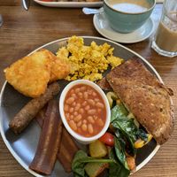 Vegan full english  at The Bake House in Runcorn