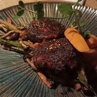 Zwarte bonen burger at LAMUSO in Turnhout