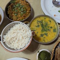 Baigan Bharta and Yellow Daal at Masala House in Concord