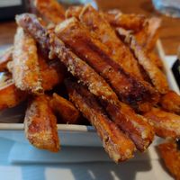 Yam fries at Benaras in Edmonton