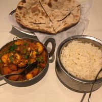 Mixed Vegetable Curry. The vegetables, ginger, garlic, tomatoes & spices all work well together. Roti bread as a side. at Tamarind Indian Cuisine in Edina