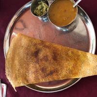 vegan Masala Dosa (16k UGX)  at Govinda's in Kampala