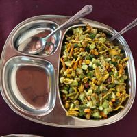 vegan Bhel Puri (12k UGX)  at Govinda's in Kampala