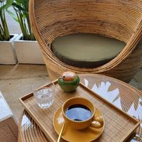 Americano at Pregnant Coconut Caffe in Jimbaran