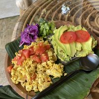 avocado toast & scrambled tofu  at Pregnant Coconut Caffe in Jimbaran