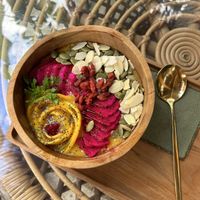 Vegan smoothie bowls 2.0  at Pregnant Coconut Caffe in Jimbaran