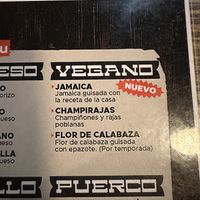 Menú   at Tio Taco in Torreon