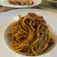 Spaghetti Bolognese  at MACUS in Fabula in Cagliari