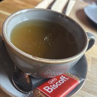 Green tea  at Elliot's Bistro in Chorley