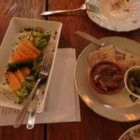 Vegan zalm en faux gras at MaZoki in Leusden