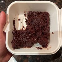 Brownie dessert  at Brave The Flames in Tannersville