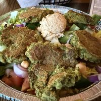 falafel platter  at Brave The Flames in Tannersville