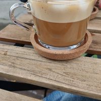 Latte at Odete Bakery - Cedofeita in Porto