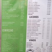 Menú en español at Happy Monkey  in Villa De Leyva
