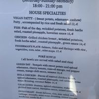 Dinner  at Mahalo in Tenerife