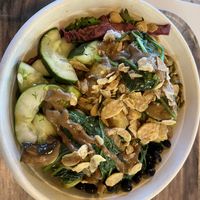 Build your own salad with tofu for $6 extra.  at Honest Greens in Myrtle Beach